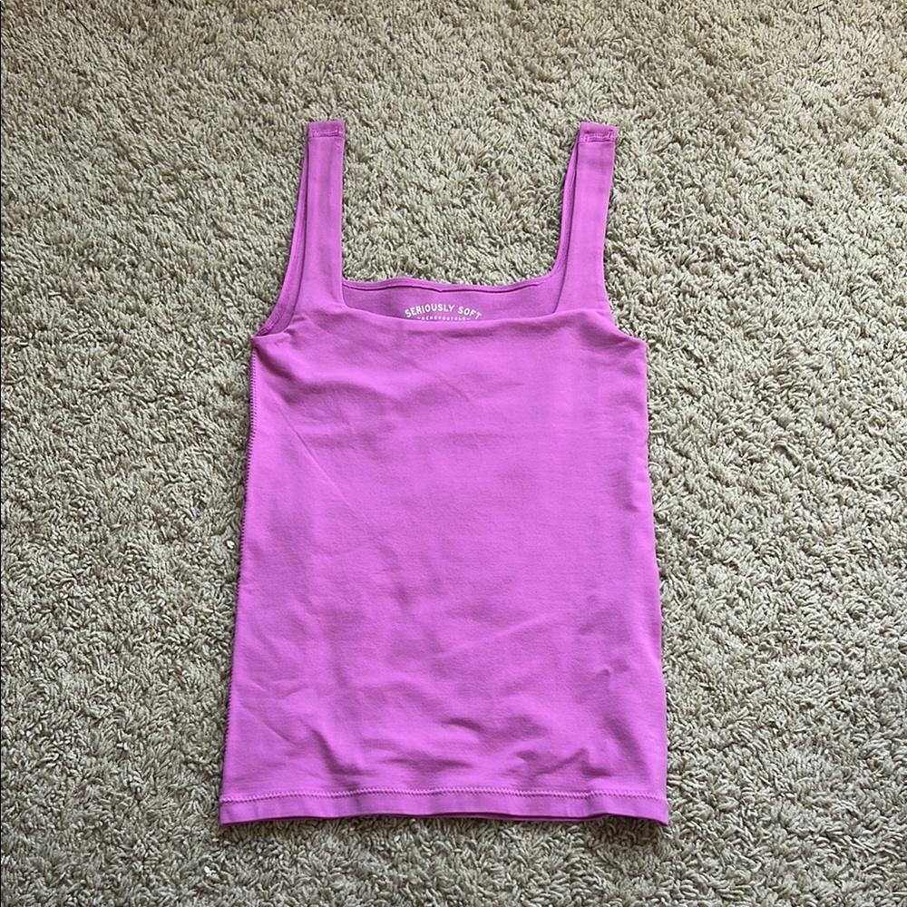 Aeropostale Fitted Pink Tank Top